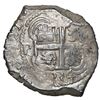 Image 2 : Potosi, Bolivia, cob 8 reales, 1734 E, NGC AU 55, finest known in NGC census.