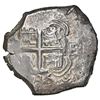 Image 2 : Potosi, Bolivia, cob 8 reales, 1736 E, NGC AU 58, finest known in NGC census.