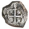 Image 2 : Potosi, Bolivia, cob 8 reales, 1748 q, NGC AU 50.