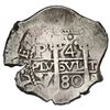 Image 2 : Potosi, Bolivia, cob 4 reales, 1680 V.