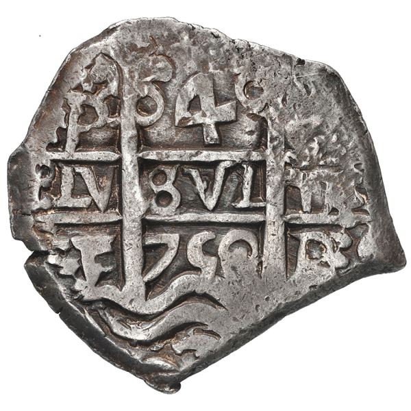 Potosi, Bolivia, cob 4 reales, 1750 E.