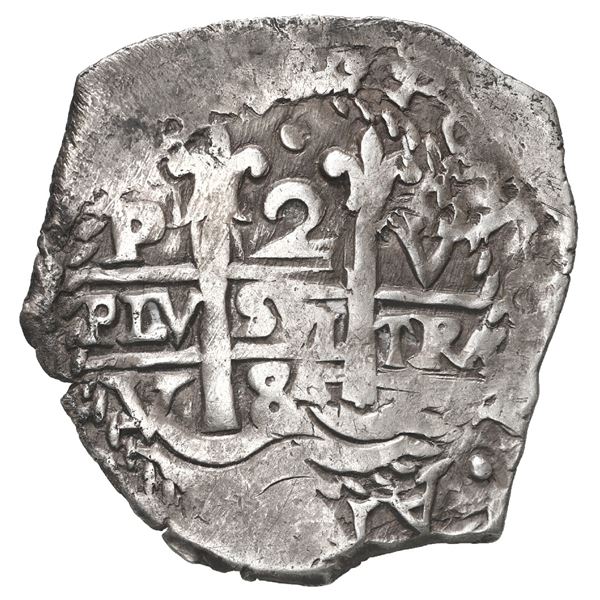 Potosi, Bolivia, cob 2 reales, 1684 V.