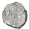 Image 2 : Potosi, Bolivia, cob 2 reales, 1736 E, NGC MS 63, finest known in NGC census.