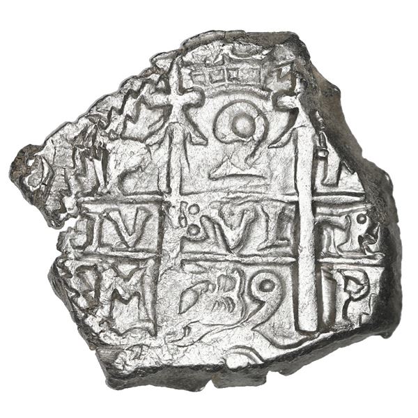 Potosi, Bolivia, cob 2 reales, 1739 M, NGC MS 63, finest known in NGC census.