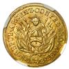 Image 2 : La Rioja, Argentina, gold 2 escudos, 1842 R, Rosas, NGC AU 58.