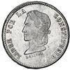 Image 1 : Potosi, Bolivia, 4 soles, 1859 FJ, inverted V for A in BOLIVAR, NGC MS 61.