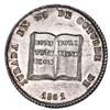 Image 2 : Potosi, Bolivia, medallic 1 sol, 1851, Belzu / Constitution, medal axis, NGC MS 63, finest and only 