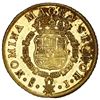 Image 2 : Santiago, Chile, gold bust 8 escudos, Ferdinand VI, 1750 J, NGC MS 61 / La Luz (1752), ex-Sotheby's 