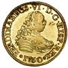 Image 1 : Santiago, Chile, gold bust 4 escudos, Ferdinand VI, 1750/5 J, NGC MS 61 / La Luz (1752), ex-Sotheby'