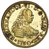 Image 1 : Santiago, Chile, gold bust 4 escudos, Ferdinand VI, 1750/5 J, NGC UNC details / saltwater damage  / 