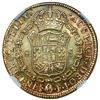 Image 2 : Santiago, Chile, gold bust 8 escudos, Ferdinand VII (bust of Charles IV), 1814 FJ, NGC AU 55..