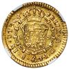 Image 2 : Santiago, Chile, bust 1 escudo, Ferdinand VII (bust of Charles IV), 1814 FJ, NGC XF 45.
