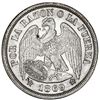 Image 1 : Santiago, Chile, 1 peso, 1869, NGC MS 63.
