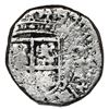 Image 2 : Bogota, Colombia, cob 1 real, Philip IV, assayer not visible (R ), mintmark N below P-LV-S (early 16