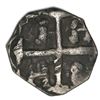 Image 2 : Cartagena, Colombia, low-silver "imitation cob" 1/2 real, no date (ca. 1815), very rare.