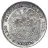 Image 2 : Bogota, Colombia, 50 centavos, 1889, ball-tip 9, ANACS AU 58 ("top pop").