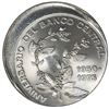 Image 2 : Costa Rica, copper-nickel 5 colones, 1975 BCCR, NGC Mint Error MS 67 ("top pop"), struck 10% off cen