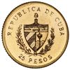 Image 2 : Cuba, gold 25 pesos, 1988, Jose Marti, NGC MS 69 ("top pop").