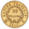 Image 2 : France (Bordeaux mint), gold 20 francs, Napoleon I, 1811-K, NGC AU 50.