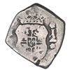 Image 2 : Guatemala, cob 1/2 real, 1746 J, denomination "1/2", very rare, ex-Trastamara.