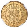 Image 2 : Guatemala, gold bust 2 escudos, Ferdinand VII, 1808 M, very rare, NGC MS 61, finest and only example