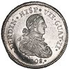 Image 1 : Guatemala, 1 real proclamation medal, Ferdinand VII, 1808-PGA, FERDIN variety, NGC MS 62, finest and
