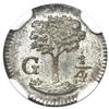 Image 2 : Guatemala (Central American Republic), 1/4 real, 1837, NGC MS 66.