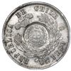 Image 2 : Guatemala, 1 peso, "1/2 real" counterstamp of 1894 on a Santiago, Chile, 1 peso, 1883, NGC AU 55, c/