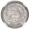 Image 2 : Guatemala, 1/2 real, 1889, NGC MS 62, finest and only example in NGC census.