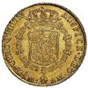 Image 2 : Lima, Peru, gold bust 8 escudos, Charles III (first "rat nose" type), 1765 JM, rare, NGC AU 55, fine