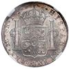 Image 2 : Lima, Peru, bust 8 reales, Charles IV, 1802 IJ, NGC MS 62.