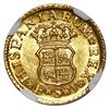 Image 2 : Seville, Spain, gold bust 1/2 escudo, Ferdinand VI (second bust), 1747 PJ, NGC MS 63, finest known i