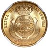 Image 2 : Madrid, Spain, gold 100 reales, Isabel II, 1861, NGC MS 64.