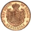 Image 2 : Madrid, Spain, gold 20 pesetas, Alfonso XIII, 1889 MP-M with 18-89 in six-point stars, PCGS MS 62.