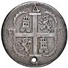 Image 2 : Caracas, Venezuela, 4 reales, Ferdinand VII, 1820 BS, proper quadrants, rare, NGC VF details / holed
