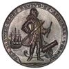 Image 1 : Great Britain, copper alloy Admiral Vernon medal, Vernon with cannon and ship / Porto Bello, 1739, e