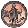 Image 1 : Great Britain, copper alloy Admiral Vernon medal, Vernon with cannon and ship / Porto Bello, 1739, e