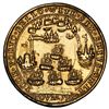 Image 2 : Great Britain, small gilt copper alloy Admiral Vernon medal, Vernon and Brown / Porto Bello, 1739, e