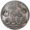 Image 2 : Great Britain, copper alloy Admiral Vernon medal, Vernon and Fort Chagre / Porto Bello, 1739, ex-Ada