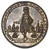 Image 1 : Great Britain, copper alloy Admiral Vernon medal, Vernon with city and ships / Cartagena, 1741, ex-A