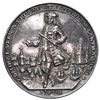 Image 1 : Great Britain, low-silver Admiral Vernon medal, Vernon with city and ships / Cartagena, 1741, ex-Ada