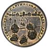 Image 2 : Great Britain, copper alloy Admiral Vernon medal, Vernon and Ogle with Lezo / Cartagena, 1741, ex-Ad