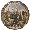 Image 2 : Great Britain, copper alloy Admiral Vernon medal, Vernon with Ogle and Wentworth / Cartagena, 1741, 