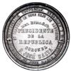 Image 2 : Peru, thick silver medal, 1870, Callao docks, NGC AU 58.