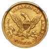 Image 2 : USA (Dahlonega mint), $5 coronet Liberty half eagle, 1853-D, NGC AU details / cleaned.