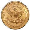 Image 2 : USA (San Francisco mint), $5 coronet Liberty half eagle, 1898-S, NGC AU 58.