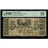 Image 1 : Austin, Texas, Republic of Texas, $5, Jan. 25, 1840, serial 5072, PMG Choice Fine 15.