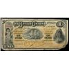 Image 1 : Cartagena, Colombia, Banco Union, 1 peso, 3-1-1888, serial 70753.