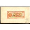 Image 1 : San Jose, Costa Rica, Banco Nacional, 10 colones front progress proof, ND (1942-49), mounted on thic