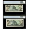 Image 2 : Lot of two San Jose, Costa Rica, Banco Central, 100 colones, 5-10-1990, serials F18110235, duplicate